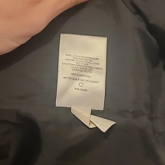 Express Men's Black Wool Blend Top Waist Length Coat Size Small - Picture 5 of 7